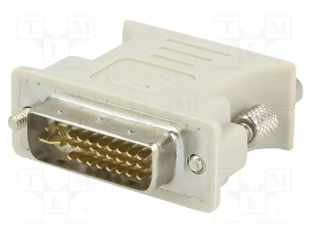 ADAPTERI - D-SUB 15PIN HD-PISTORASIA,DVI-I (24+5) PISTOKE - HDMI, DVI, DisplayPort johdot - CA301 - 1