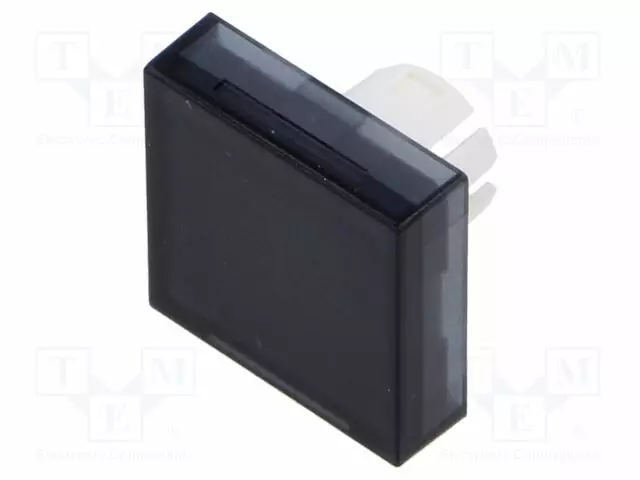 NÄPPÄIMEN LINSSI - 22MM - 61 - MUSTA,LÄPINÄKYVÄ - MUOVI - KOOT: 18X18MM - Taulukytkimien lisävarusteet - 61-9671.1 - 1