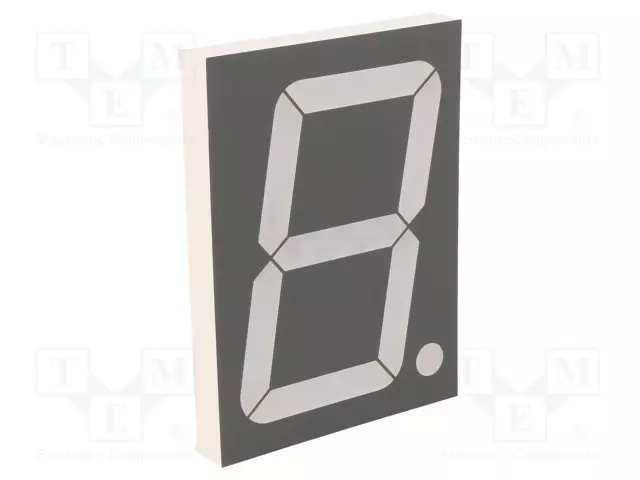 NÄYTTÖ: LED - 7-SEGMENTTINÄYTTÖ - 101,6MM - 4" - MERK.LKM: 1 - PUNAINEN - 7-segmenttinäytöt - FYS-40011AUHR-21 - 1