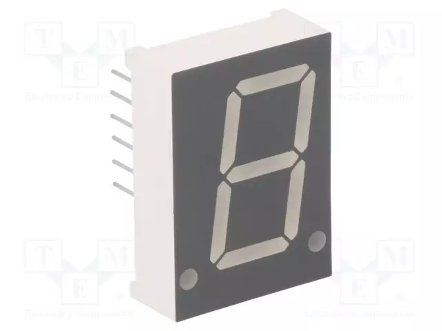 NÄYTTÖ: LED - 7-SEGMENTTINÄYTTÖ - 20,4MM - 0,8" - MERK.LKM: 1 - PUNAINEN - 7-segmenttinäytöt - FYS-8011AUHR-21 - 1