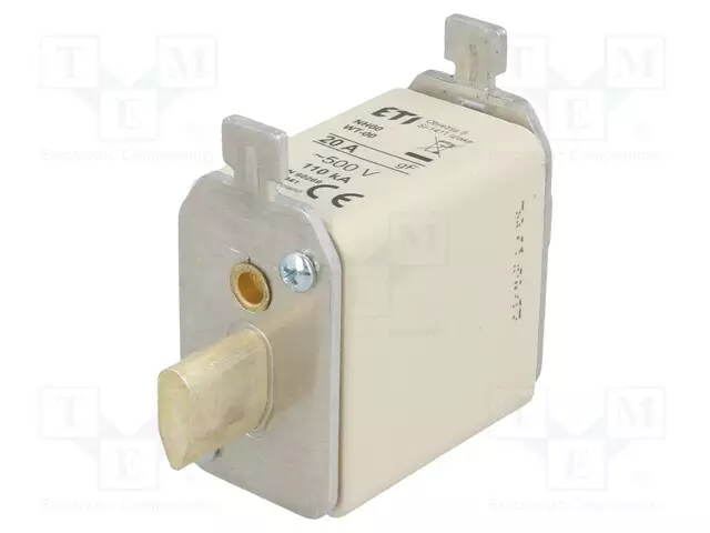 KERAAMINEN,TEOLLISUUSSULAKE - 20A - 500VAC - Sulakkeet NH - 004114341 - 1