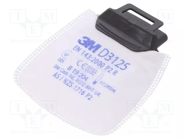 PIENHIUKKASSUODATIN - D3000 - P2 R - 120MM - Hengityssuojaimet - 3M-7100197481 - 1