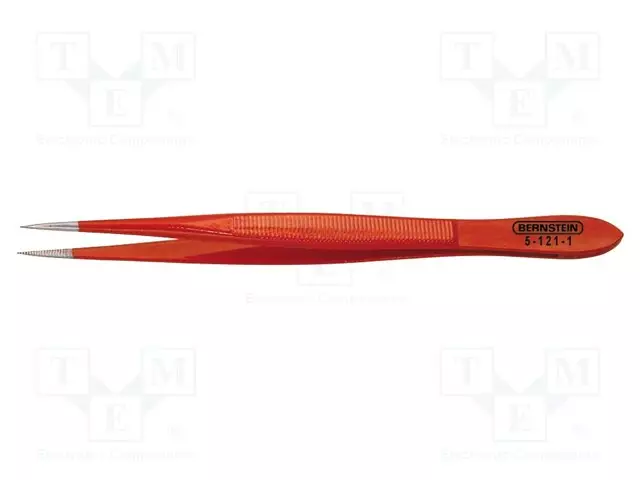 PINSETTI - 120MM - TERÄN KÄRJEN MUOTO: TERÄVÄ - YLEISMALLINEN - Yleiskäyttöiset atulat ja pinsetit - BRN-5-121-1 - 1