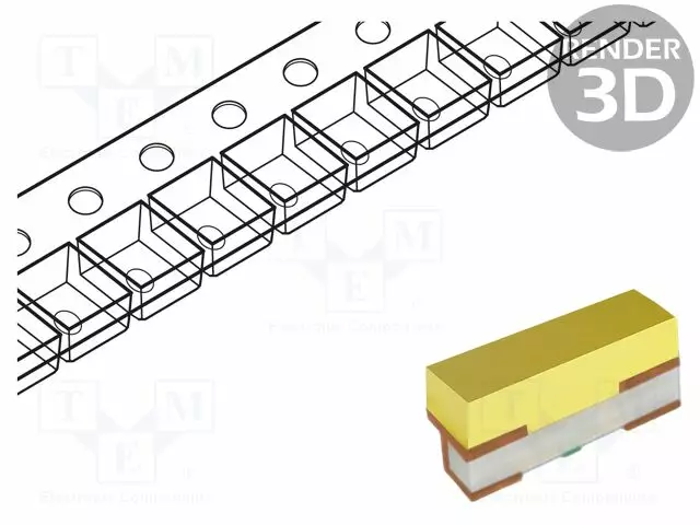 LED - VALKOINEN - SMD - 0402 - 105/165° - 5MA - 2,6÷3,1VDC - FIREFLY® - Pintaliitos LED - LWVH8G-Q2OO-4M6N-1 - 1