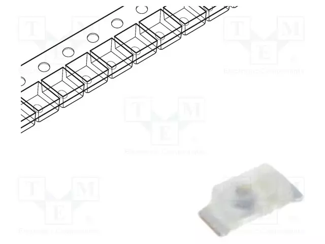 LED - PUNAINEN - SMD - 0603 - 8÷25MLM - 1,8÷7,1MCD - 1,7÷2,2VDC - 160° - 2MA - Pintaliitos LED - LS-L29K-G1J2-1 - 1