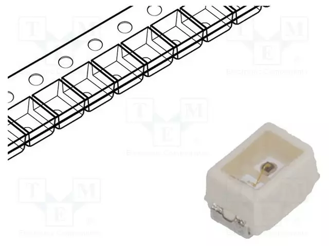 LED - PUNAINEN - SMD - 2014,MINI PLCC2 - 20÷40MLM - 5,6÷11,2MCD - 120° - Pintaliitos LED - LS-M67K-J2L1-1 - 1