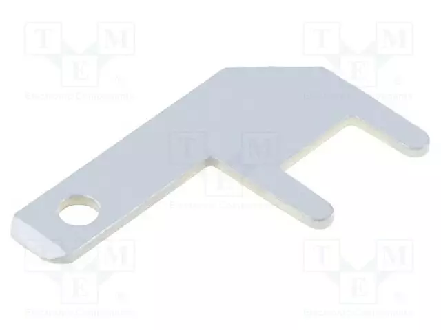 PURISTUSLIITIN - LITTEÄ - 2,8MM - 0,5MM - UROS-THT - KOK.PIT: 13,5MM - Juotoskorvat ja kaapeliliittimet - PCB - 61-1407-110031 - 1