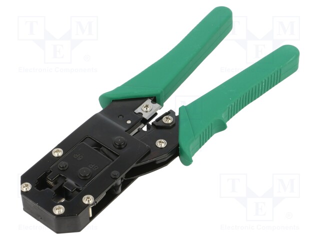 PURISTUSTYÖKALU - Krimppauspihdit RJ-liittimiin - QOLTEC-54381 - 1