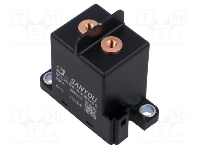 RELE - SPST-NO - UKELAN: 12VDC - 200A - SEL200B - Tehoreleet - SEL200B-800M12S1 - 1