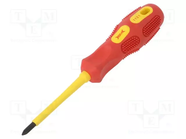 RUUVIMEISSELI: ERISTETTY - PHILLIPS - PH1 - TERÄN PIT: 80MM - Ruuvimeisselit ja sarjat - BM1121 - 1