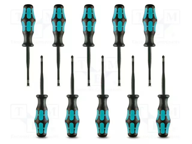 ERISTETTY,SLIM - POZIDRIV® - PZ2 - 10KPL - Ruuvimeisselit ja sarjat - PH-1003621 - 1