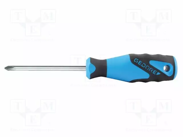 SCREWDRIVER: STANDARD - PHILLIPS - PH1 - BLADE LENGTH: 100MM - Ruuvimeisselit ja sarjat - GEDORE-2824051 - 1