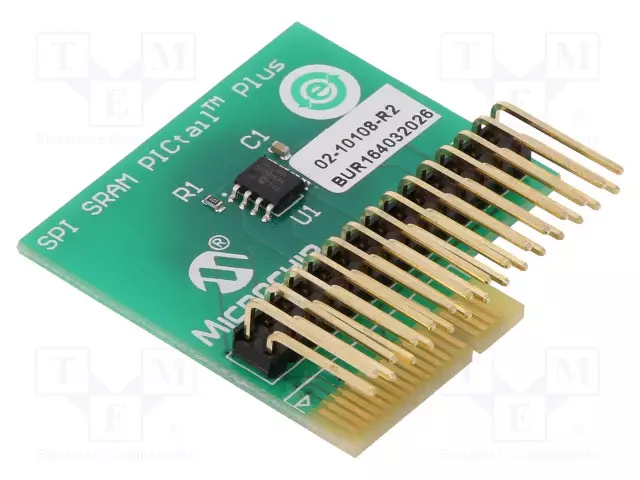 SRAM MODUULI - 128KBSRAM - KOMPONENTIT: 23LCV1024 - Microchip kehityspaketit - AC164151 - 1