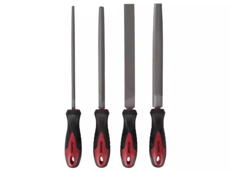 STEEL FILE SET - 20cm/8'' - 4 pcs - Viilat, raapat - HFIS1 - 1