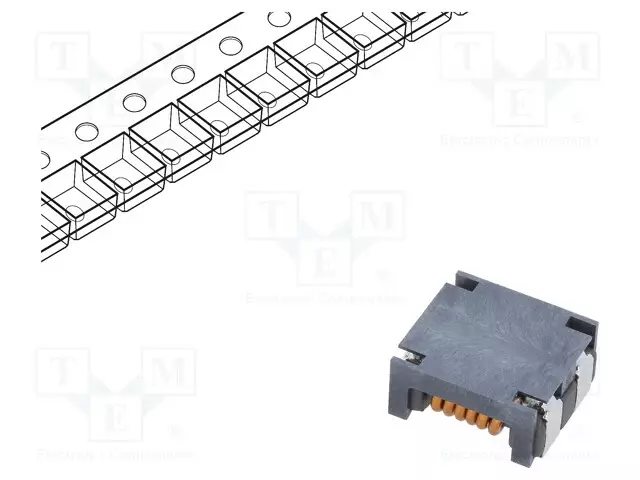 SUODATIN: HÄIRIÖSUOJA-R: 6MOHM - RKELAN: 6MOHM - Z: 700OHM - SMD - 80VDC - 8A - Häiriönpoistosuotimet SMD - ACM1211-701-2PL-01 - 1