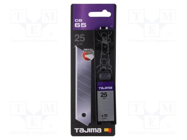 TERÄ - 25MM - 10KPL - Sakset ja puukot - TJ-CB65CK1 - 1