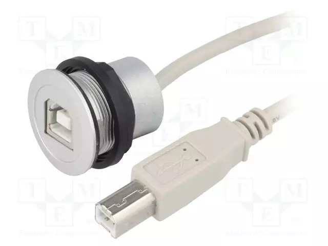 USB-PISTORASIA - 22MM - HAR-PORT - Ø22,3MM - IP20 - HOPEA - PIT: 1M - Taulukytkimien lisävarusteet - 09454521911 - 1