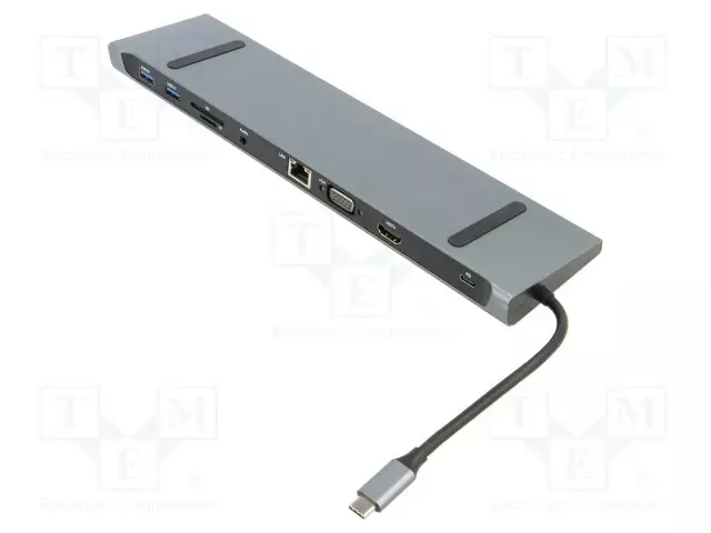 USB HUB - USB 2.0,USB 3.1 GEN 1 - CABLEXPERT - PNP - HARMAA - 5GBPS - Tietokonetarvikkeet - muut - A-CM-COMBO10-01 - 1