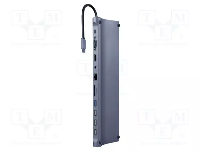 USB HUB - USB 2.0,USB 3.1 GEN 1 - CABLEXPERT - PNP - HARMAA - 5GBPS - Tietokonetarvikkeet - muut - A-CM-COMBO11-01 - 1
