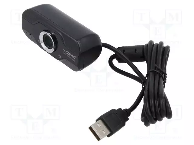 VERKKOKAMERA - MUSTA - USB A - FULL HD 1080P,PNP - 1,5M - KLIPSI - 120° - Tietokoneen oheislaitteet - CAK-01 - 1