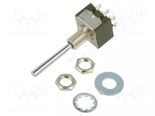 VIPUKYTKIN - ASENNOT: 3 - SP3T - ON-ON-ON - 3A/250VAC - 3A/30VDC - M20 - Vipukytkimet - M2024Q4S4W01 - 1