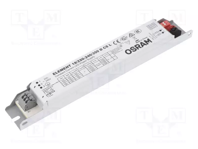VIRTALÄHDE: IMPULSSI - LED - 18W - 25÷54VDC - 200÷350MA - 198÷264VAC - LED teholähteet - 4052899553071 - 1
