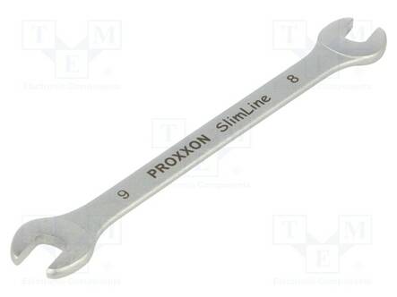 WRENCH: FLAT - DOUBLE-SIDED - 8MM,9MM - CHROM-VANADIUM STEEL - Vääntötyökalut ja kiintolenkit - PR23832 - 1