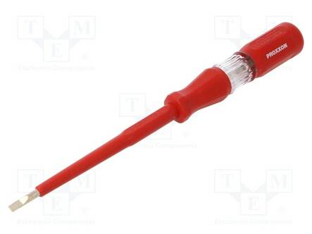 SCREWDRIVER: VOLTAGE TESTER - INSULATED - 3X0.5MM - 220÷250VAC - Ruuvimeisselit ja sarjat - PR22392 - 1