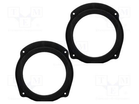 KAIUTTIMEN KOROKERENGAS - MDF - 165MM - FIAT - KYLLÄSTETTY - 2KPL - Kaiuttimen MDF soviterenkaat - D.MDF.FIAT02 - 1