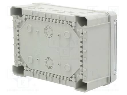 KOTELO: MODUULILAITTEISTOON - IP66 - RAPPAUKSEN PÄÄLLE,SEINÄ- - Moduulilaitteiston kotelot - OBO-2008832 - 2