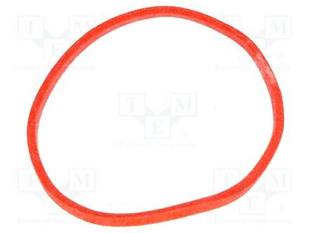 KUMINAUHAT - LEV: 1,5MM - PAKS: 1,5MM - KUMI - PUNAINEN - Ø: 40MM - 1KG - Pakkaaminen ja suojaus - PL.07-01-7422 - 2