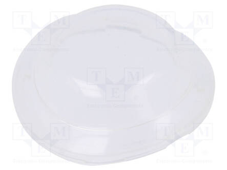 LISÄTARVIKKEET: SUOJA - RUNKO: LÄPINÄKYVÄ - Ø24,4MM - -20÷85°C - Keinukytkimet - R13-112-12 - 1