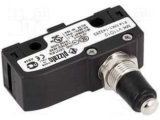 MIKROKYTKIN SNAP ACTION - 5A/250VAC - 4A/24VDC - TAPIN KANSSA - SPDT - SANP ACTION mikrokytkimet - MKV11D12 - 1