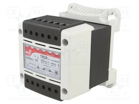 MUUNTAJA: VERKKOMUUNTAJA - 400VA - 230VAC,400VAC,460VAC - 115V - 230V - Muuntajat kiinnityksen kanssa - DF-680400012 - 1
