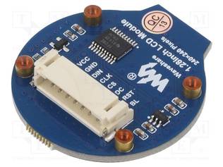 LCD NÄYTTÖ - GRAAFINEN,MATRIISI IPS - 240X240 - 40,4X37,5MM - 1,28" - Graafiset LCD-näytöt - WSH-19192 - 2