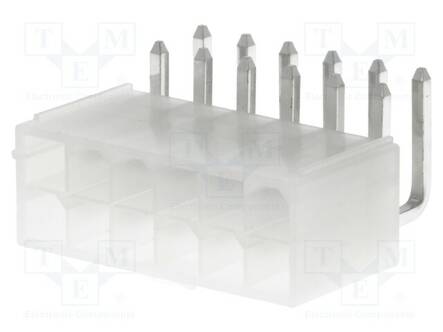 LIITIN: JOHTO-LEVY - PISTORASIA - UROS - PIN: 12 - N42G - 600V - 9A - THT - Signaaliliittimet rasteri 4,20mm - N42GK-12 - 1