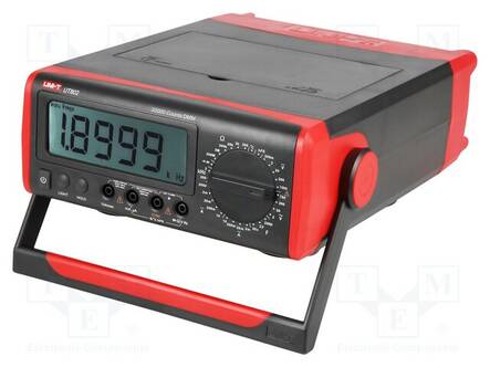 PÖYTÄYLEISMITTARI - LCD - 4,5 NUMEROA - VALAISTUS: KYLLÄ - TRUE RMS - Digitaaliyleismittarit - UT802 - 2