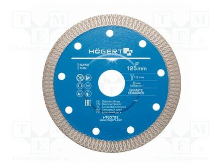 TIMANTTIKATKAISULAIKKA - Ø: 125MM - LAIKAN PAKS: 1,2MM - 22,2MM - Katkaisu- ja hiomalaikat - HT6D722 - 1