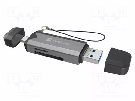 MUISTIKORTINLUKIJA: MUISTI-USB A-PISTOKE,USB C-PISTOKE - 5GBPS - Tietokonetarvikkeet - muut - NCZ-2262 - 1