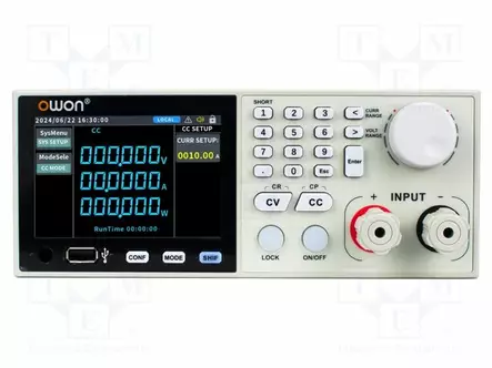 ELEKTRONISET KUORMAT - 0÷150V - 0÷40A - 400W - 215X88X375MM - Elektroniset kuormat - OEL8512 - 1