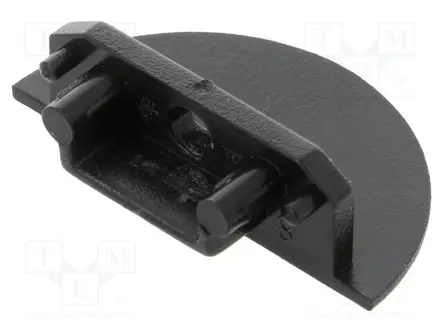 LED PROFIILIN PÄÄTYPALA - MUSTA - 20KPL - ABS - GEN2,REIÄN KANSSA - Profiilit LED nauhoille - TOP-A3970002 - 2