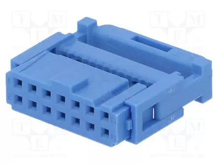 LIITIN: IDC - PISTOKE - NAARAS - PIN: 14 - KULMA - IDC - - 2X7 - IDC liittimet - 2-1658527-2 - 1