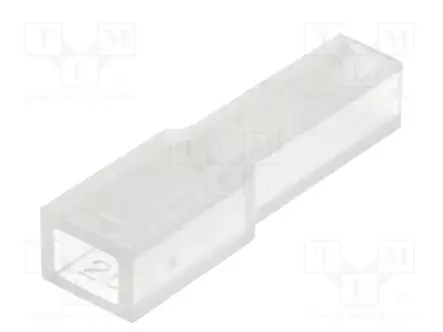 LIITTIMEN SUOJA - NAARAS - KYTKIMIIN 2,8 MM - NAVAT: 1 - LUONNOLLINEN - Eristämättömät liittimet - 735052 - 1