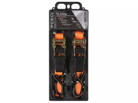 RATCHET TIE-DOWN 500kg - 25mm x 5m - 2 pcs - Kuormaliinat ja kiristimet - ARAT2552 - 2
