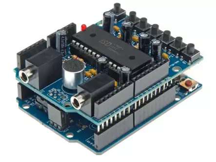 RECORDING AUDIO SHIELD FOR ARDUINO® - Arduino yhteensopivat shieldit - WPSH02 - 2