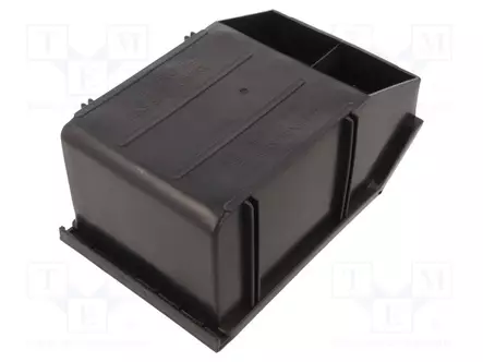 SÄILIÖ: KYVETTI - ESD - 130MM - 89MM - 197MM - MUSTA - ESD rasiat, laatikot - PRT-STP1102 - 2