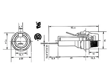 SULAKEPEDIN PANEELIIN 6,35x31,8mm (PTFH6402) - Sulakepitimet - FCH632 - 2