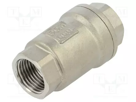 TARKISTUSVENTTIILI - HAPONKESTÄVÄ TERÄS AISI 316 - PTFE - Teollisuuskalusteet - FMZZG-12 - 1