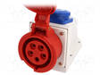3-VAIHE N LIITINAARAS - 16A - 400VAC - AC liittimet ja rungot - PB.1942 - 1
