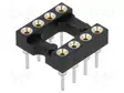 4+4 POS. FEMALE DIL VERTICAL THROUGHBOARD IC SOCKET - IC kannat - holkki - D2808-42 - 1